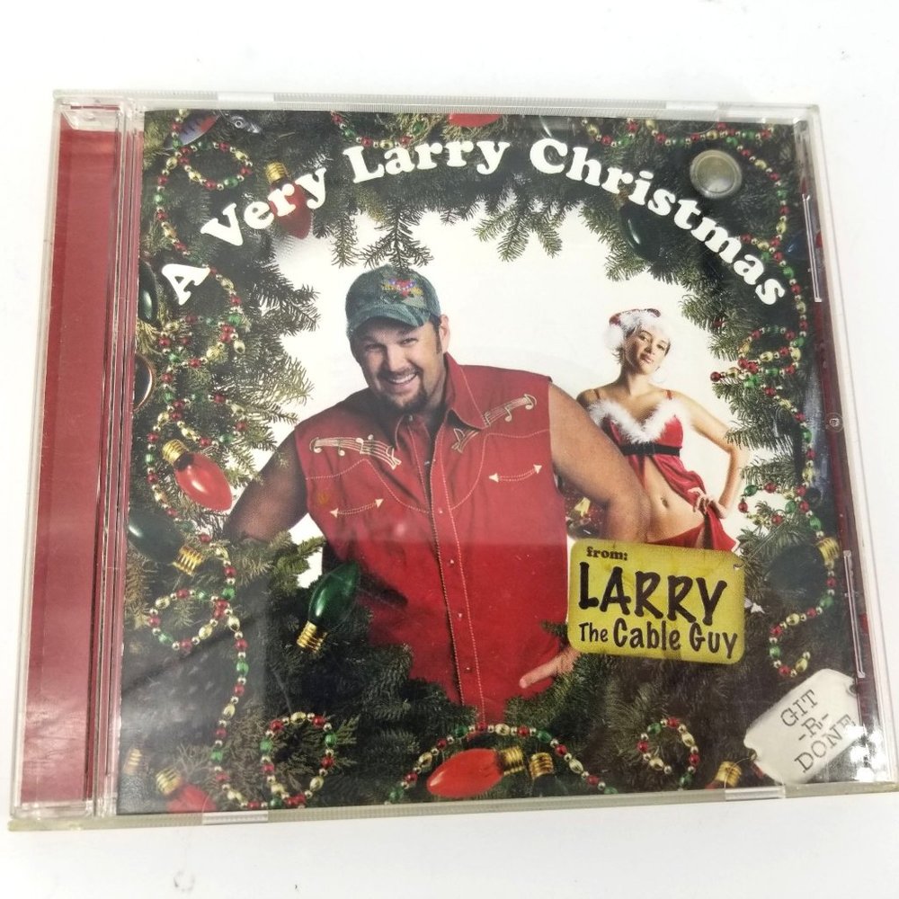 A Very Larry Christmas Music Audio CD Album Radio Cable Guy Holiday Funny 2004